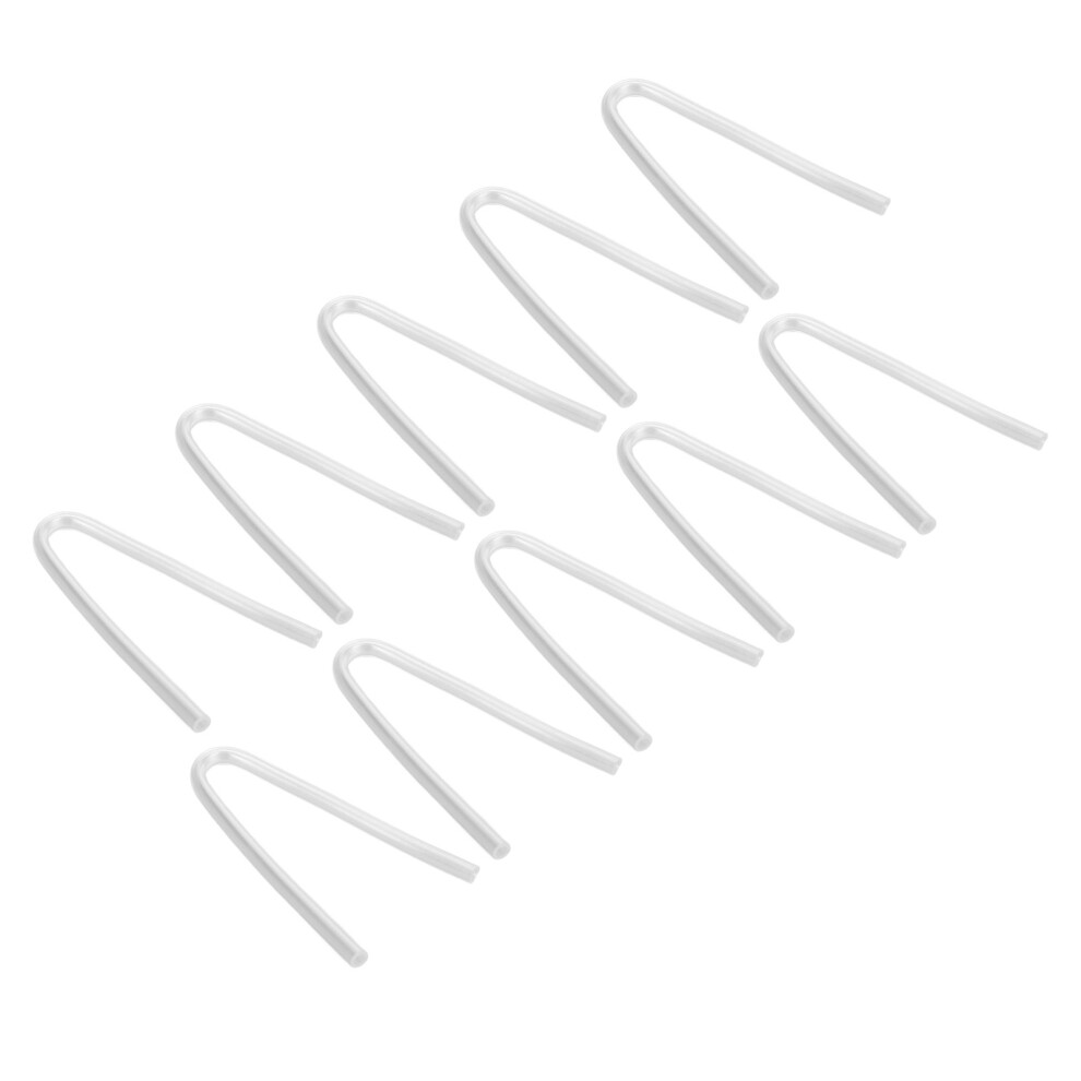 10PCS Sound Aid Tubes Replacement - Easy Install Silicone Earmold U Tube