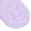 Type C Rechargeable Selfie Button Bluetooth Remote Control 10m Purple 9