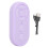 Type C Rechargeable Selfie Button Bluetooth Remote Control 10m Purple 2
