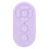 Type C Rechargeable Selfie Button Bluetooth Remote Control 10m Purple 16