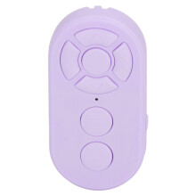 Type C Rechargeable Selfie Button Bluetooth Remote Control 10m Purple