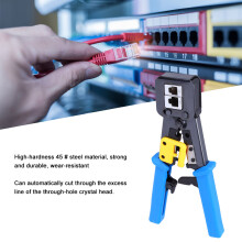 Multi-Functional Network Crimper & Cable Stripper, 220mm, 4P-8P