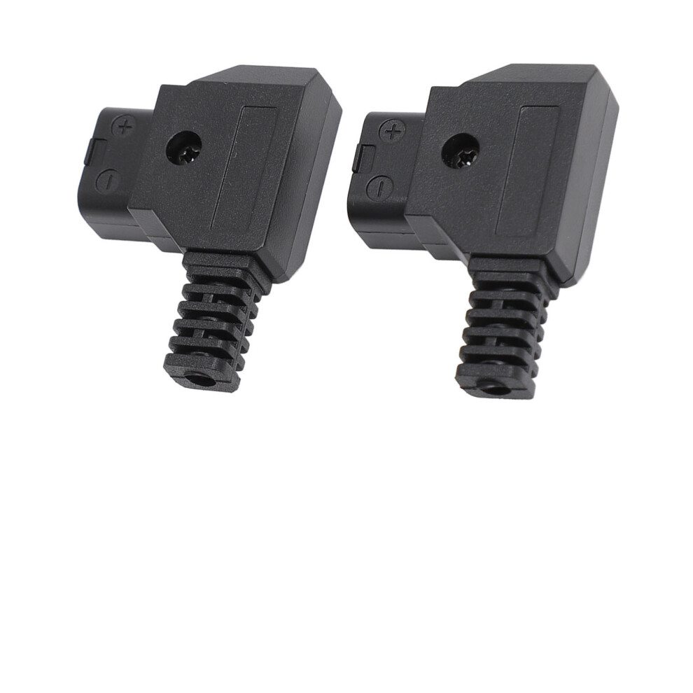 2Pcs Male D Tap Cord Set For V Mount Battery Dslr & Camera Monitor Power Gold 7891349030444