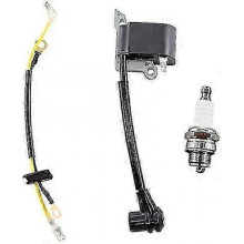 Ignition Coil Spark Plug for Jonsered 2036 2040 Cs2036 Cs2040 Cs2234 S Cs2238 S Gz380 Husqvarna 235 240 236 235e 236e 240 36 41 136 136le 120 Mark Ii