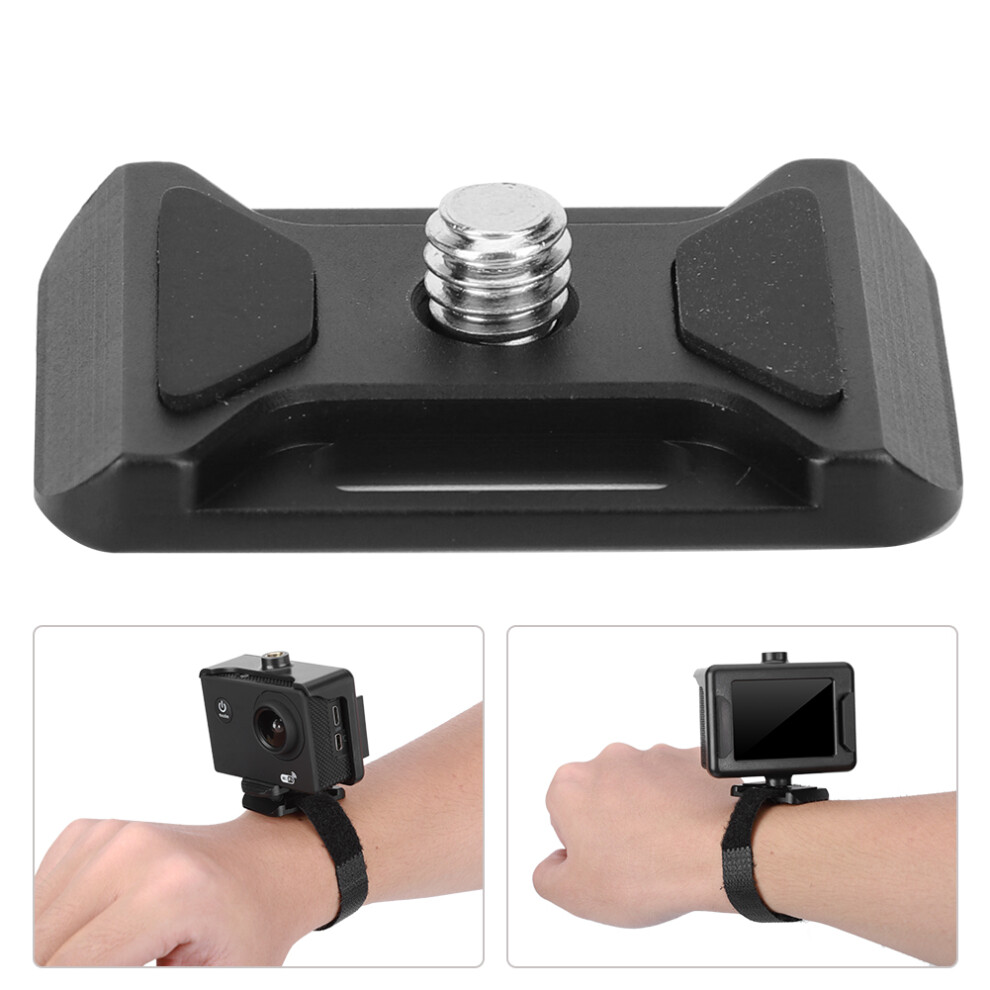 Aluminium Alloy Quick Release Plate For Camera, 14G, Black 7681349031516