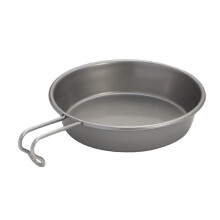 Elegant Food Serving Bowl - Unique 304 Stainless Steel Snacks Bowl for Outdoor Camping, Portable Yellow Tableware