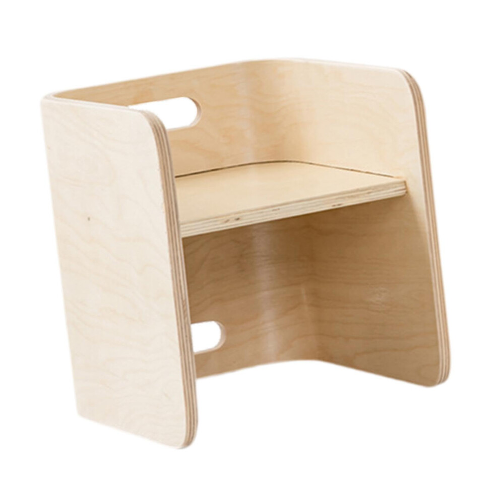 Montessori Weaning Chair Wooden Step Stool for Kids with Handles, Ideal for Playroom and Living Room Activities-image-OPC-PKFCWJ2-NEW