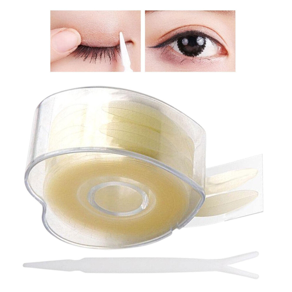 Eyelid Lifter Strips | Reel Mesh Double Eyelid Patch for Uneven and Droopy Eyelids, Heart Skin Tone, Size L