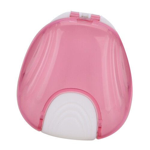 Portable Pink Orthodontic Retainer Case Waterproof Denture Storage Container 2