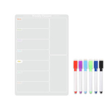Acrylic Magnetic Fridge Calendar Weekly Planner Dry Erases Menu