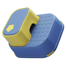 Children's Double Non-Slip Step Stool Lightweight PP Footstool with Handle for Bathroom Kitchen and Doorway Use Safe for Boys
