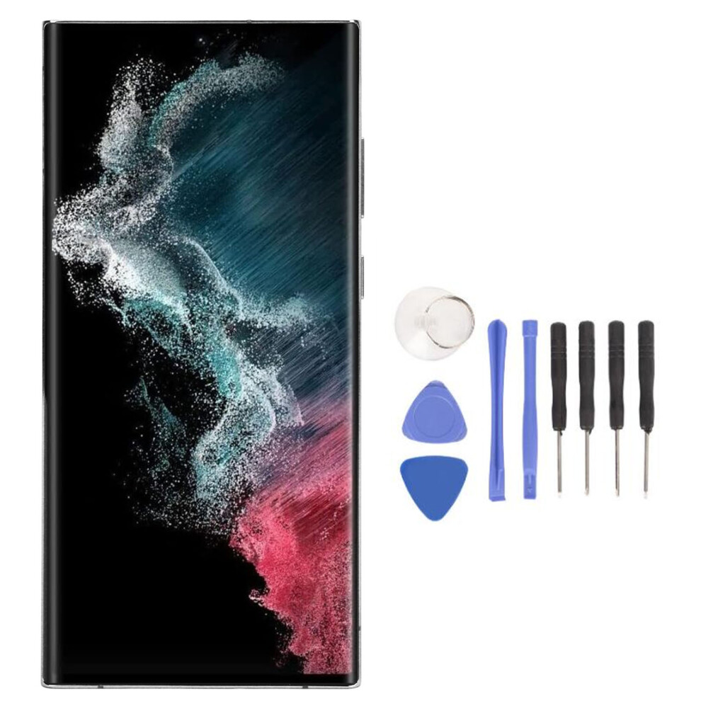 Phone Lcd Display Replacement For Galaxy S22 Ultra Silver 8320539127361