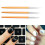 3 Pieces Multifunctional Nails Brushes Detail Nails Brushes 2