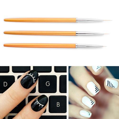3 Pieces Multifunctional Nails Brushes Detail Nails Brushes 1