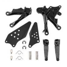 Motorcycle Foot Support Set Footrest Foot Pegs for Zx6r 2005-2008 Zx636 2005-2006