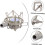 Anti-vibration Mic Suspension Holder Clip For Studio Recording Universal Microphone Compatibility Durable Shockmount 5