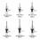Multipurpose Metal Blind Rivets set Heavy Duty Metal Rivets 4