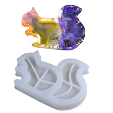 Squirrel Shaped Silicone Tray Mold Epoxy Coaster Mold Home