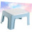 Small Plastic Stool Lightweight Footstool Compact Design Shock Resistant Bath Step Stool with Strong Load Bearing Capacity 3