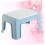Small Plastic Stool Lightweight Footstool Compact Design Shock Resistant Bath Step Stool with Strong Load Bearing Capacity 4
