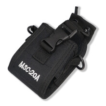 Two Way Radio Nylon Belt Bag Case With Long Shoulder Strap For