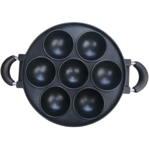 Kitchen Cookwares 7-Hole Egg Molds Tray Non-Stick Bakeware Set For Omelette Pan And Baking Forms 2