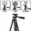 Type A 3120 Portable Aluminium Tripod 360-degreed Horizontal Extendable Bracket Camera Phone 3
