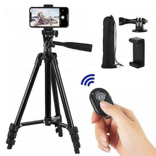 Type A 3120 Portable Aluminium Tripod 360-degreed Horizontal Extendable Bracket Camera Phone