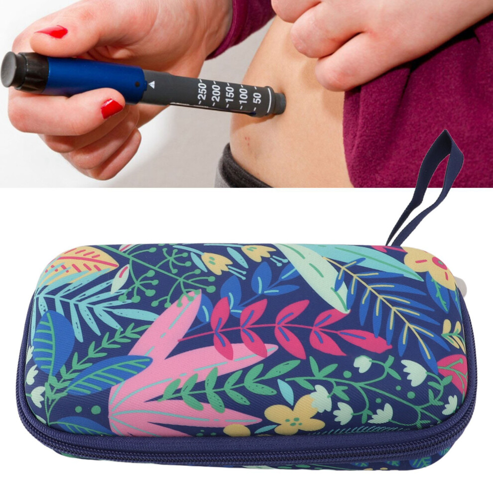 Portable Insulin Cooler Bag EVA 22.5x12cm Insulated Organizer