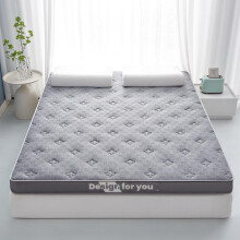 (180*200cm, Clover ash) New Thick Quilted High-Elastic Latex Layer Zero Pressure Memory Foam Mattress, Breathable Anti-Slip Foldable Design