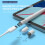 Lápiz capacitivo universal de aluminio de 130 mAh blanco 7
