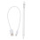 Lápiz capacitivo universal de aluminio de 130 mAh blanco 2