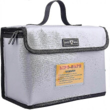 Fireproof Lithium-polymer Battery Safety Bag for Explosion-proof Storage And Charging, Large Battery Storage Protection Cover with Double Zippers, 10.