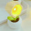 Veilleuse en pot de fleurs mini lampe de bureau jaune 3
