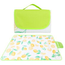 Outdoor Blanket | 78x78 Inch Waterproof Sandproof Camping Rug | Foldable Non-Slip Mat With Handle For Poolside And Festivals