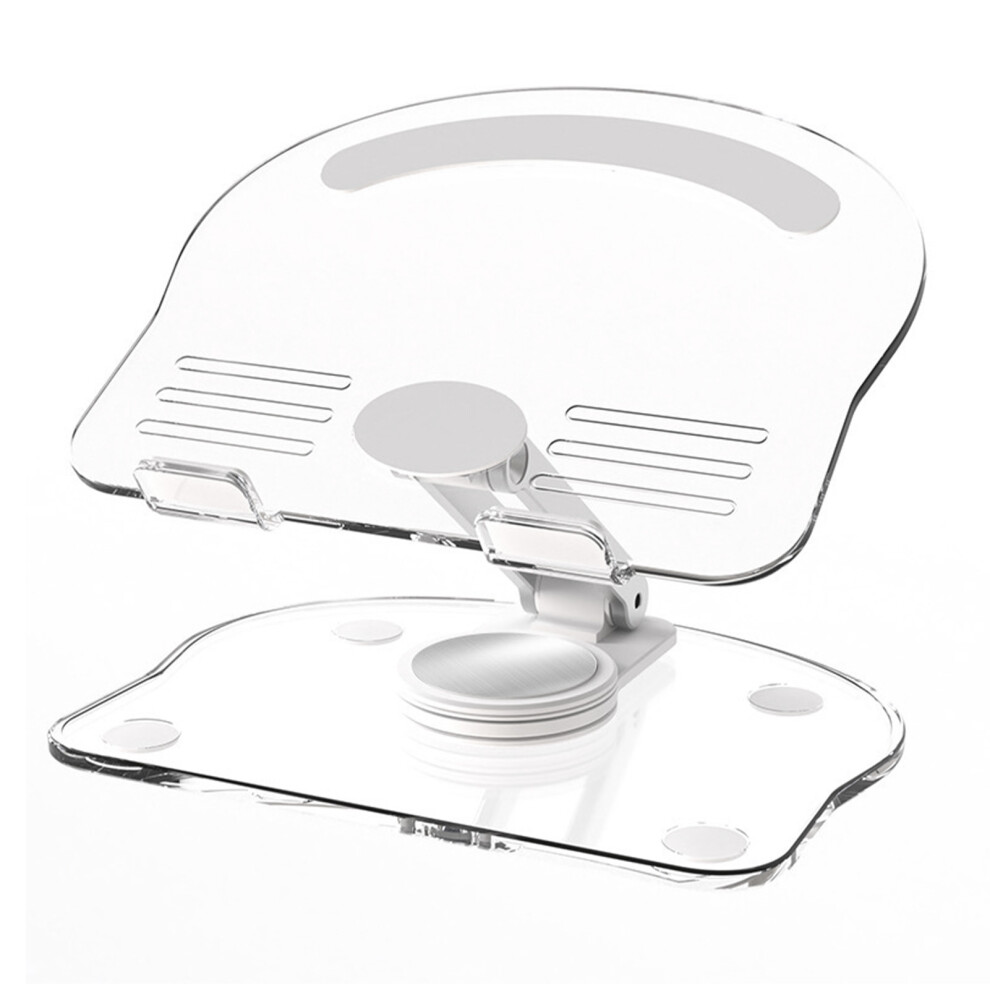Tablet Stand Holder 360 Degree Rotating Liftable White 8320539128597