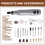 10 W Hobby Craft Mini Drill Grinder Rotary Tool Set Modeling - harmaa 6
