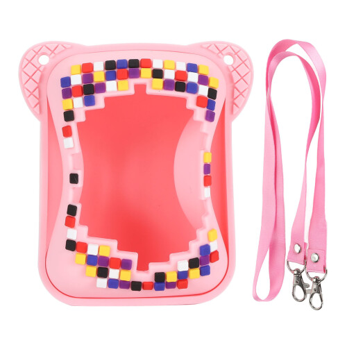 Protective Pink Silicone Case for Bitzee Digital Pet with Easy Lanyard 1
