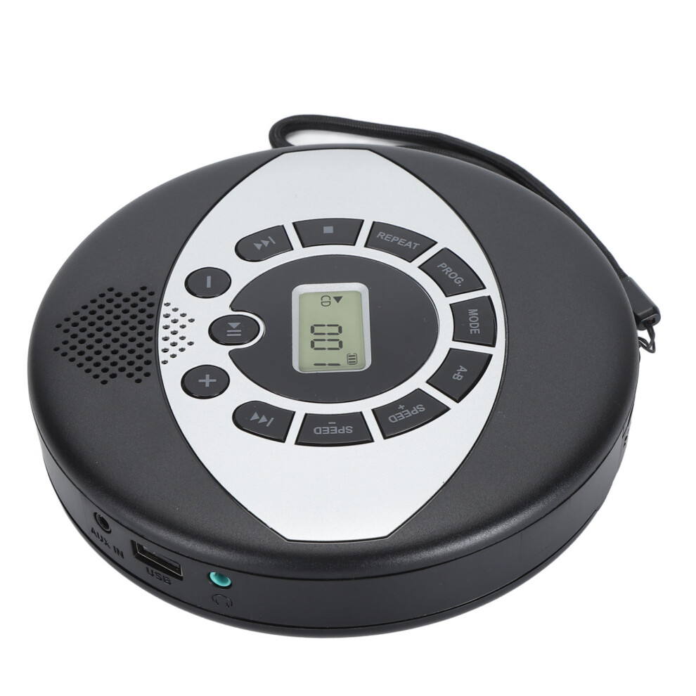 Usb Rechargeable Cd Player With Speaker Supports Mp3 & Aux Input 8491349040529