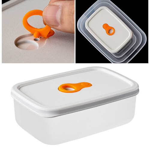 Rectangular Clear Food Storage Container 715ML Microwave Safe Plastic Lunch Box