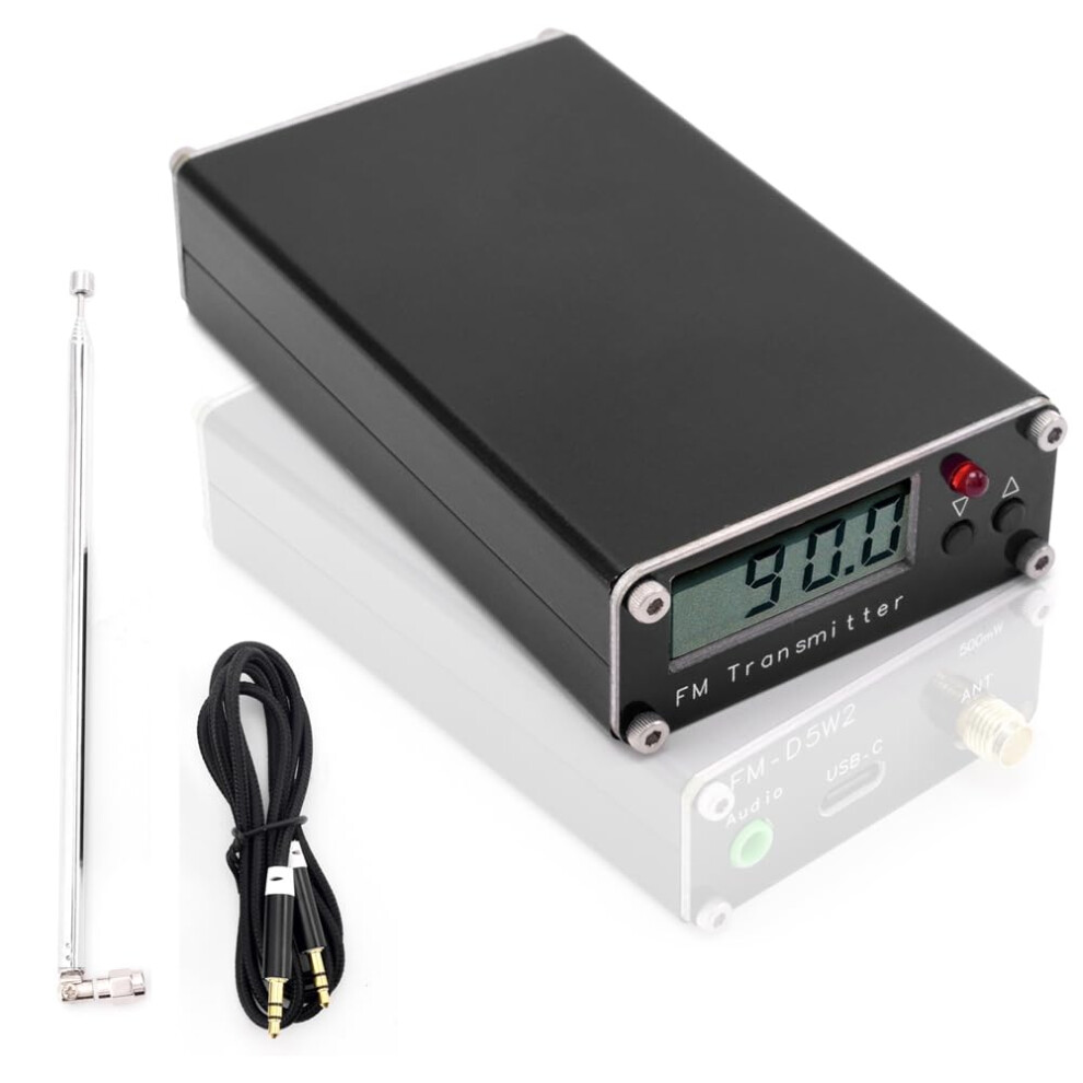 0.5W Fm Transmitter 76-108Mhz Stereo Emitter 500Mw High-Fidelity Audio Transmission Device 9016109801937