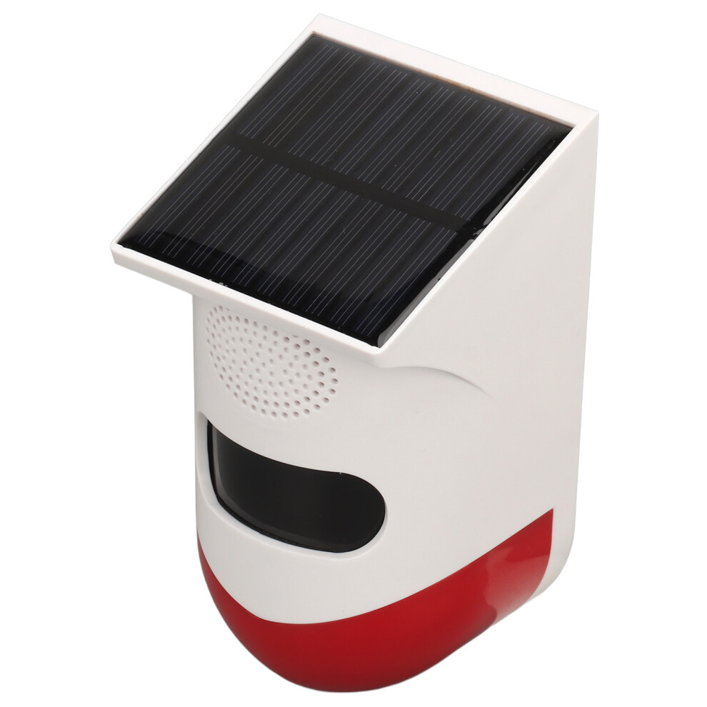 Solar Motion Sensor Alarm: 120Db Siren Weatherproof For Home & Farm 5051349041587
