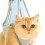 Harnais hamac de toilettage pour chat S sangle réglable 8