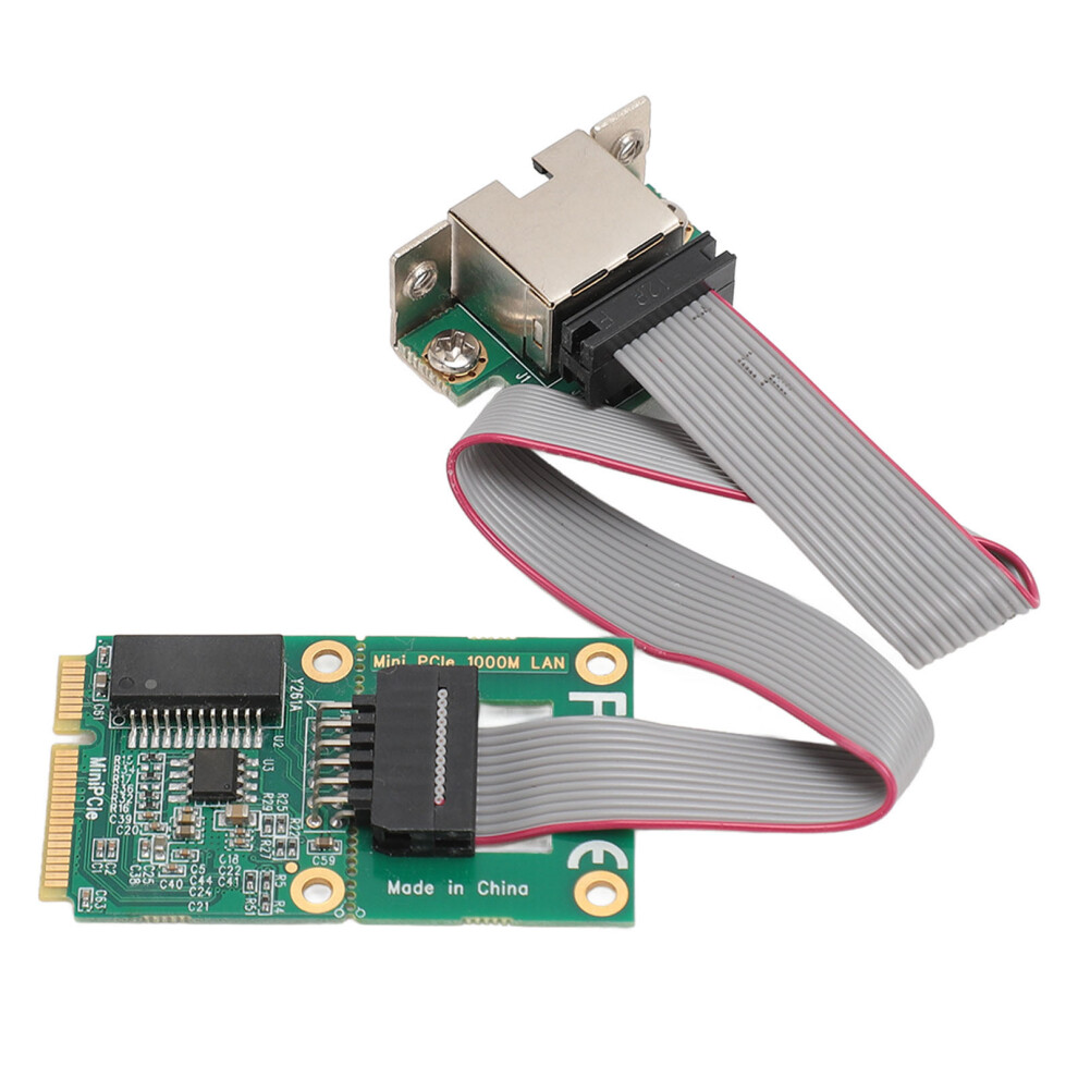 Mini PciâE Network Card Bent Pin Gigabit Single 8320539129327