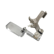 Edge Folder Presser Foot Full Steel for Silk Satin Overlock Binding Tool, Compatible with Standard Sewing Machines, Size 1/4 Inch