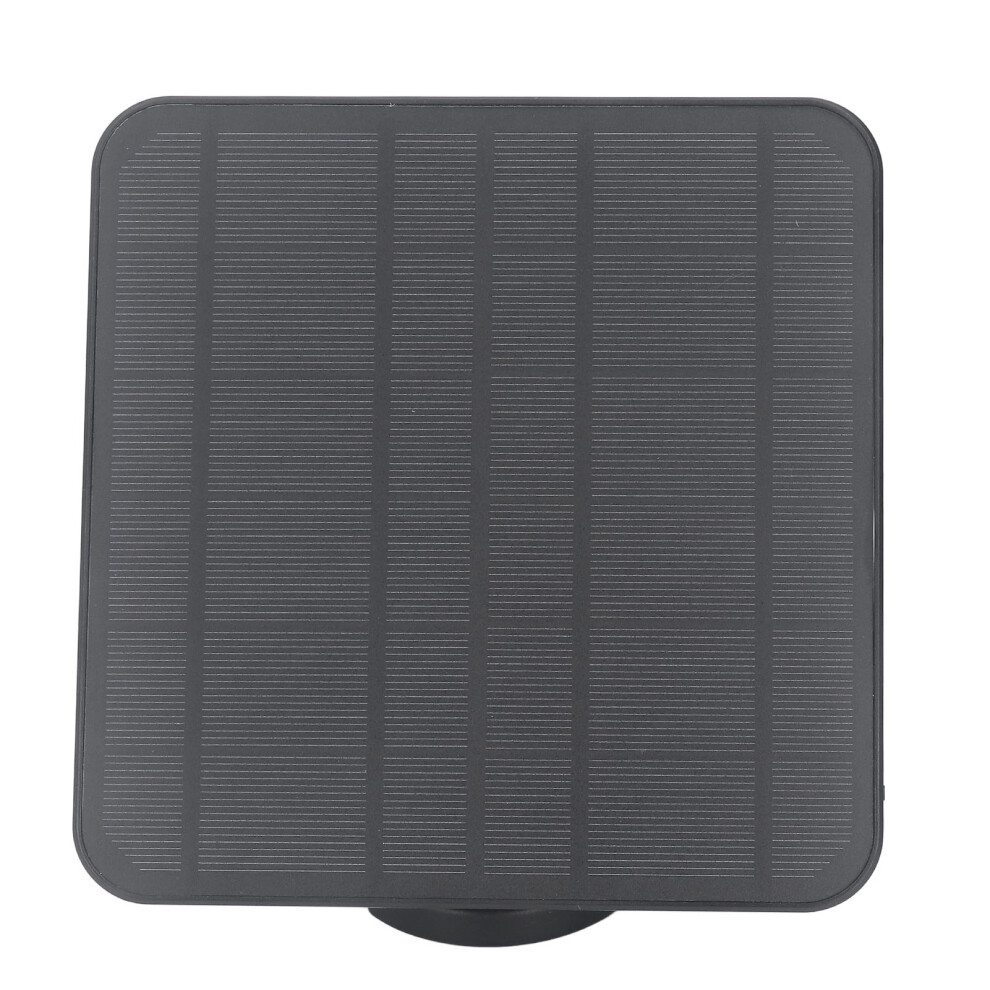 Ip65 Waterproof 12W Solar Panel For Ring Camera Black Wall Mount Quick Charge 4651349042884