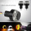 2 Pack Motorcycle Led Handlebar End Turn Signal Dc 12v White Yellow Flasher 3