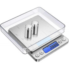 Digital Kitchen Scale 3000g/0.1 - Classic Stainless Steel Platform Scale, Lcd Display, Auto Off