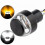 2 Pack Motorcycle Led Handlebar End Turn Signal Dc 12v White Yellow Flasher 1