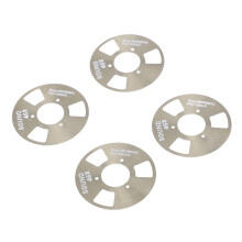 Reel to Reel Cassette Tape 4 Reels 2 Wheels Aluminum Black Gray